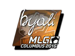 Sticker byali (Foil) | MLG Columbus 2016 - Preço e onde comprar no CS2