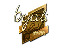 Sticker byali (Gold) | Boston 2018 - Preço e onde comprar no CS2