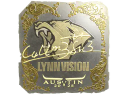 Sticker C4LLM3SU3 (Gold) | Austin 2025 - Preço e onde comprar no CS2