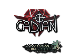 Sticker cadiaN | Antwerp 2022 - Preço e onde comprar no CS2
