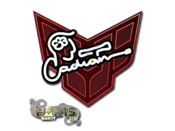 Sticker cadiaN (Glitter) | Paris 2023 - Preço e onde comprar no CS2