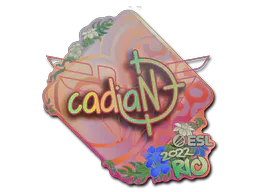 Sticker cadiaN (Holo) | Rio 2022 - Preço e onde comprar no CS2