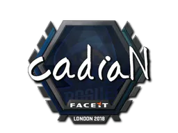 Sticker cadiaN | London 2018 - Preço e onde comprar no CS2