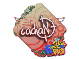 Sticker cadiaN | Rio 2022 - Preço e onde comprar no CS2