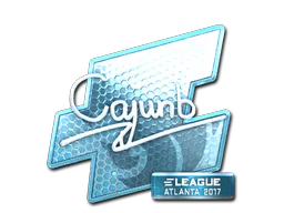 Sticker cajunb (Foil) | Atlanta 2017 - Preço e onde comprar no CS2