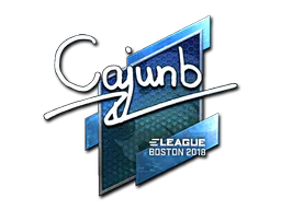 Sticker cajunb (Foil) | Boston 2018 - Preço e onde comprar no CS2