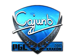 Sticker cajunb (Foil) | Krakow 2017 - Preço e onde comprar no CS2