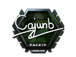 Sticker cajunb (Foil) | London 2018 - Preço e onde comprar no CS2