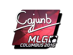 Sticker cajunb (Foil) | MLG Columbus 2016 - Preço e onde comprar no CS2