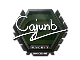 Sticker cajunb | London 2018 - Preço e onde comprar no CS2