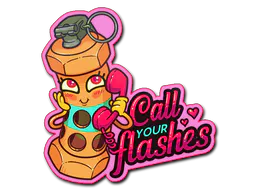 Sticker Call Your Flashes - Preço e onde comprar no CS2