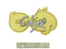Sticker Calyx (Glitter) | Copenhagen 2024 - Preço e onde comprar no CS2