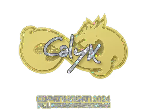Sticker Calyx (Glitter) | Copenhagen 2024 - Preço e onde comprar no CS2