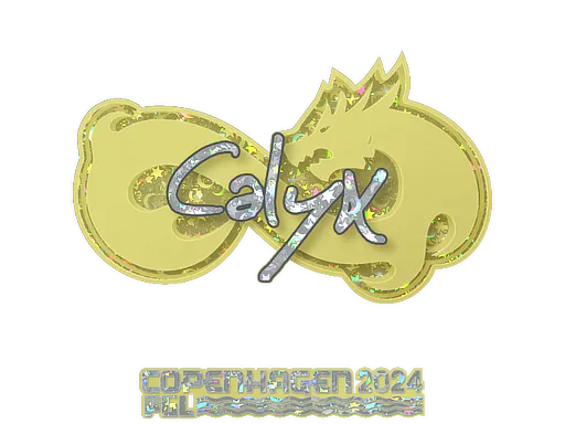 Sticker Calyx (Glitter) | Copenhagen 2024 - Preço e onde comprar no CS2