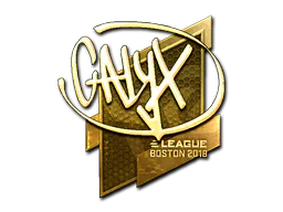 Sticker Calyx (Gold) | Boston 2018 - Preço e onde comprar no CS2