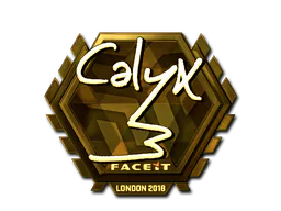 Sticker Calyx (Gold) | London 2018 - Preço e onde comprar no CS2