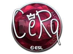 Sticker CeRq (Foil) | Katowice 2019 - Preço e onde comprar no CS2