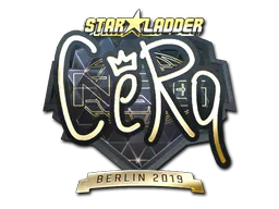 Sticker CeRq (Gold) | Berlin 2019 - Preço e onde comprar no CS2
