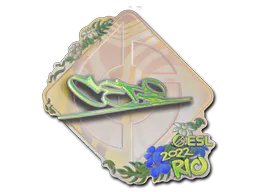 Sticker CeRq (Holo) | Rio 2022 - Preço e onde comprar no CS2