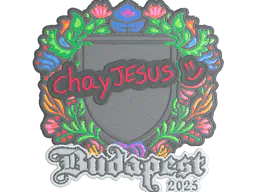 Sticker chayJESUS (Embroidered) | Budapest 2025 - Preço e onde comprar no CS2