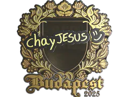 Sticker chayJESUS (Gold) | Budapest 2025 - Preço e onde comprar no CS2