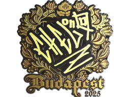 Sticker chelo (Gold) | Budapest 2025 - Preço e onde comprar no CS2