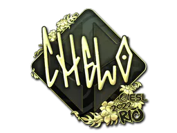 Sticker chelo (Gold) | Rio 2022 - Preço e onde comprar no CS2