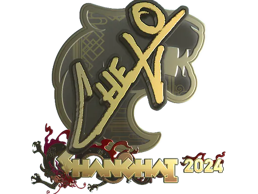 Sticker chelo (Gold) | Shanghai 2024 - Preço e onde comprar no CS2
