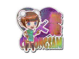 Sticker Cheongsam (Holo) - Preço e onde comprar no CS2
