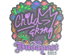 Sticker ChildKing (Embroidered) | Budapest 2025 - Preço e onde comprar no CS2