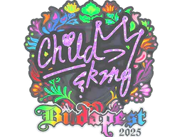 Sticker ChildKing (Holo) | Budapest 2025 - Preço e onde comprar no CS2