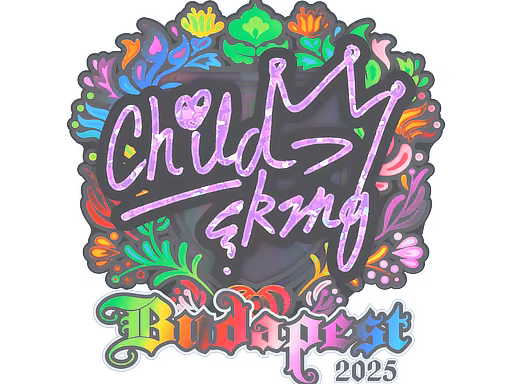Sticker ChildKing (Holo) | Budapest 2025 - Preço e onde comprar no CS2