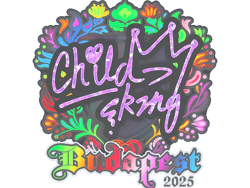 Sticker ChildKing (Holo) | Budapest 2025 - Preço e onde comprar no CS2