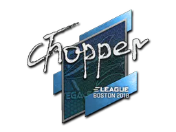 Sticker chopper | Boston 2018 - Preço e onde comprar no CS2
