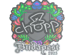 Sticker chopper (Embroidered) | Budapest 2025 - Preço e onde comprar no CS2