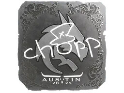 Sticker chopper (Foil) | Austin 2025 - Preço e onde comprar no CS2