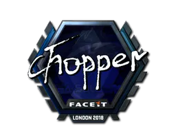 Sticker chopper (Foil) | London 2018 - Preço e onde comprar no CS2