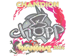 Sticker chopper (Glitter, Champion) | Shanghai 2024 - Preço e onde comprar no CS2