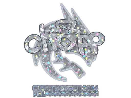 Sticker chopper (Glitter) | Copenhagen 2024 - Preço e onde comprar no CS2