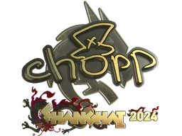 Sticker chopper (Gold) | Shanghai 2024 - Preço e onde comprar no CS2