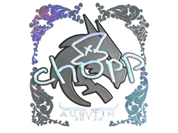 Sticker chopper (Holo) | Austin 2025 - Preço e onde comprar no CS2