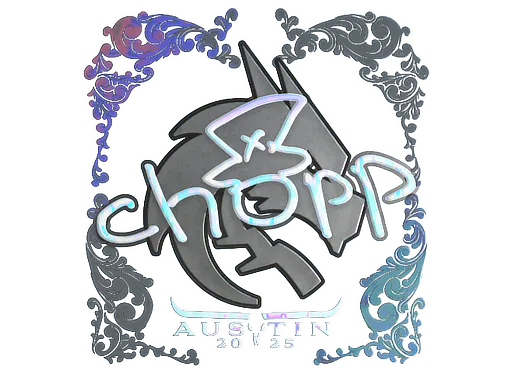 Sticker chopper (Holo) | Austin 2025 - Preço e onde comprar no CS2