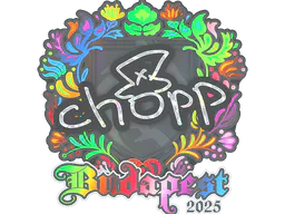 Sticker chopper (Holo) | Budapest 2025 - Preço e onde comprar no CS2
