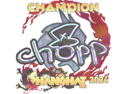 Sticker chopper (Holo, Champion) | Shanghai 2024 - Preço e onde comprar no CS2