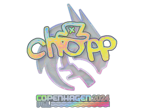 Sticker chopper (Holo) | Copenhagen 2024 - Preço e onde comprar no CS2