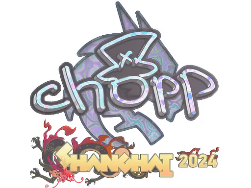 Sticker chopper (Holo) | Shanghai 2024 - Preço e onde comprar no CS2