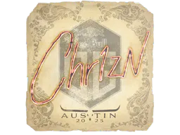 Sticker Chr1zN | Austin 2025 - Preço e onde comprar no CS2