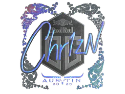 Sticker Chr1zN (Holo) | Austin 2025 - Preço e onde comprar no CS2