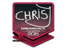 Sticker chrisJ | Cluj-Napoca 2015 - Preço e onde comprar no CS2