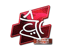 Sticker chrisJ (Foil) | Atlanta 2017 - Preço e onde comprar no CS2